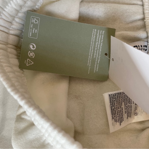 Women’s H&M white sweat pants M NWT - Picture 6 of 8